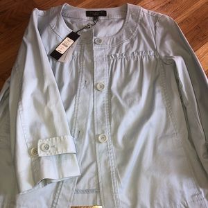 Talbots 8P light blue dress jacket